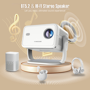 Magcubic L018 Smart Android Inalámbrico <span class=keywords><strong>Wifi</strong></span> Proyector Hd 4K Home Theater Proyector Portátil Mini - Product Image 4
