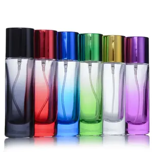 Factory Produced Hot Sale Refillable Empty Glass Perfume Bottle With Spray