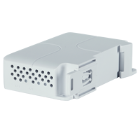 Hisource repeater Poe gigabit 1000Mbps model terbaru dengan VLAN, mendukung dudukan Din-Rail dan dudukan Dinding