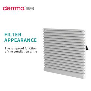 Rejilla de Ventilación con Filtro de Algodón Reemplazable para Gabinete Eléctrico, Ventilador Axial, Protección Contra el Polvo - Product Image 1