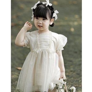 Nouveautés Enfants Robe Manches Bouffantes <span class=keywords><strong>Boutique</strong></span> Princesse Filles Robes D'anniversaire Bébé Fille Robe - Product Image 5