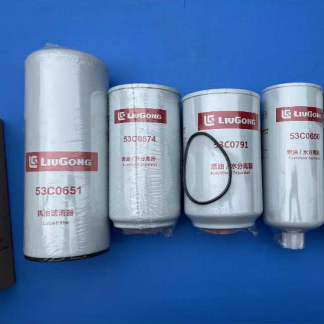 Liugong Spare Parts Excavator CLG950E Filter element 53C0651 53C0574 53C0791 53C0650 84A0140 37B3778 44C1867 64C0251 60C4980