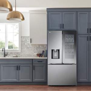 Gran descuento en la nevera de esta semana, promoción sobre la mejora de su hogar con nuestro refrigerador de puerta francesa de 4 puertas y 28 pies cúbicos - Product Image 1
