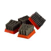 Brosse de polissage abrasive pour la finition de la surface de la pierre, le cuir ou le polissage des jantes en alliage d'aluminium, l'ébavurage des métaux, le ponçage du bois