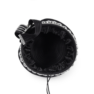 Chapeau <span class=keywords><strong>de</strong></span> cérémonie chic et élégant pour mariage, fascinateur <span class=keywords><strong>de</strong></span> fête orné <span class=keywords><strong>de</strong></span> cristaux, le meilleur chapeau <span class=keywords><strong>haut</strong></span> <span class=keywords><strong>de</strong></span> <span class=keywords><strong>forme</strong></span> pour femme, idéal pour la décoration <span class=keywords><strong>de</strong></span> fête - Product Image 6