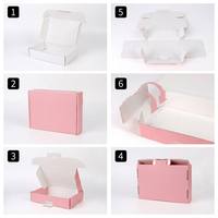 Boîte cadeau premium en carton ondulé avec logo personnalisé, fermeture sécurisée par languette, doublure en éponge, boîte d'expédition postale écologique, fragile