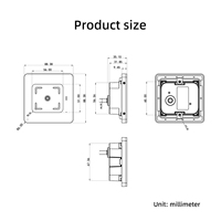 Feocey FC7730 Scanner de Code QR USB/RS485/RS232/Wiegand/TTL Contrôle d'accès de porte pour tourniquet API et logiciel inclus