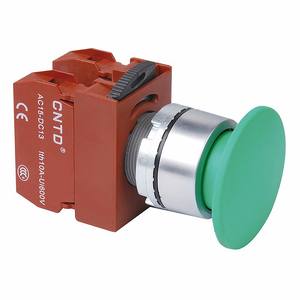 Interruptor de Botón Pulsador CNTD Changde C2PNM4, Auto-Reiniciable, Tamaño de Cabeza de 40 mm, Nivel IP65, Material de Metal y Plástico, 10A Máx. Control de Corriente - Product Image 5