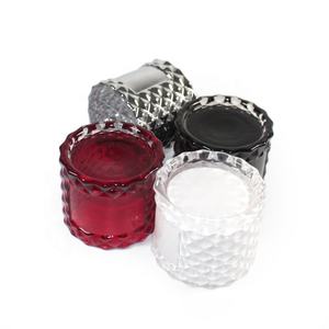 Frascos de Vidrio para Velas LANGXU Plateados, Dorados y Rojos de 50 ml, de Lujo, en Oferta, Pintados con Gel, con Diseño de Uñas de Herrero - Product Image 6