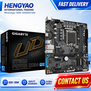 Carte mère Intel B760M POWER DDR4, compatible avec les processeurs Intel Core i3, i5, i7, i9, socket LGA1700, DDR4 5333MT/s, neuve. - Product Image 1
