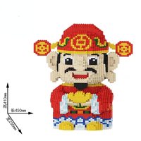 Juguetes Diy baratos de 41CM, juegos de bloques de construcción pequeños, bloques de construcción de partículas pequeñas de microdiamantes para adultos y niños
