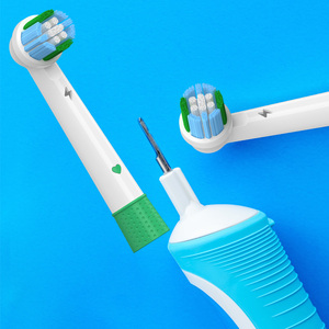 Têtes de <span class=keywords><strong>brosse</strong></span> électrique pour l'hygiène bucco-dentaire EB20, 4 pièces, tête de <span class=keywords><strong>brosse</strong></span> à dents remplaçable pour usage domestique, vente en gros - Product Image 4