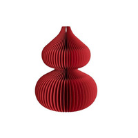 Support pliable en nid d'abeille pour décorations de festival, centre de table chinois rouge pliable pour présentation, petit accessoire de décoration intérieure