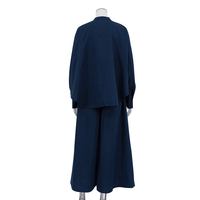 Chemisier décontracté ample et pantalon Palazzo 2 pièces Ensembles modestes printemps 2025 CO Ord ensemble femmes portent des ensembles de vêtements modestes