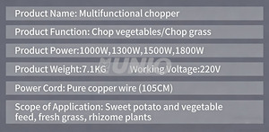 Nueva Máquina Picadora de Vegetales Automática de Acero Inoxidable 220V 2026 con Mango Ergonómico y Alimentador de Aves - Product Image 4