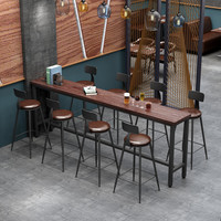 Banquette de style occidental pour cafés, restaurants, fast-foods, snack-bars, table de bar carrée confortable avec chaises pour pubs, hôtels, traiteurs