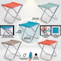Chaise pliante portable moderne pour extérieur, avec cadre en fer et tissu en fibre chimique, poignée de transport, entièrement pliable pour le camping et la plage