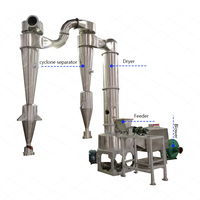 Séchoir flash à débit d'air XSG Séchoir rotatif à grande vitesse en acier inoxydable Séchoir flash automatique d'amidon de manioc
