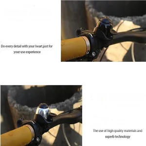 Bel Sepeda RTS Aluminium Aloi Klakson Keras Setang Bersepeda 360 Penyesuaian Rotasi Alarm Bel Sepeda MTB Bel Sepeda Jalan