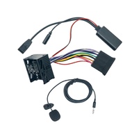 Module audio AUX-in pour voiture, adaptateur MP3 pour BMW (E46) 320i 320ci 320cic, faisceau de câblage stéréo avec micro pour téléphone