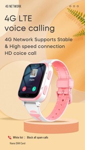 Mạng Di Động Toàn Cầu Trong Kho 4G Android Trẻ Em Smartwatch <span class=keywords><strong>GPS</strong></span> Vị Trí Hệ Thống Điện Thoại Gọi Video Cuộc Gọi Trò Chuyện Âm Nhạc Trò Chơi - Product Image 5