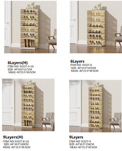 6 Tier Folding Clear Plastic Rectangle Dustproof Rack Stackable Shoe case <b>Storage</b> Organizer Container Box Custom Logo - Product Image 5