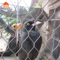 Filet anti-oiseaux pour enclos de zoo, clôture pour cages de tigres, grillage pour volières, maille en câble d'acier inoxydable flexible