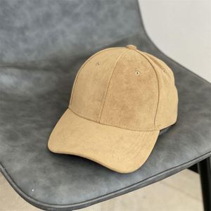Venta al por mayor en Stock MOQ más bajo Color sólido Gorras de béisbol de gamuza Lisa Logotipo personalizado Sombreros de gamuza de béisbol - Product Image 4