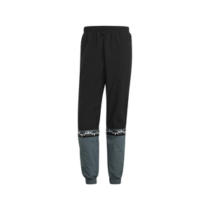 Pantalones deportivos Adidas para hombre con diseño de trébol en rodajas, color negro/gris, 100 % auténticos - Product Image 1