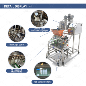 Machine à fabriquer des bonbons gélifiés au chocolat de petite taille LST, machine à <span class=keywords><strong>d</strong></span>époser des bonbons gélifiés et des bonbons durs, machine à fabriquer du chocolat automatique - Product Image 5