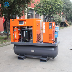 Machine de découpe <span class=keywords><strong>laser</strong></span> à vitesse fixe en vente chaude, 7,5 kW, 15 kW, tout-en-un, compresseur d'air à vis rotatif 4 en 1 avec sécheur - Product Image 2