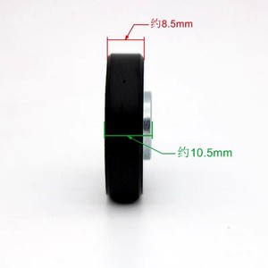 Roue anti-collision pour porte d'ascenseur, diamètre extérieur 33 mm, diamètre intérieur 8 mm, roue tampon en métal pour ascenseur de chantier - Product Image 3