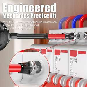 LISCA, llave <span class=keywords><strong>de</strong></span> enchufe especial para electricista, circuito <span class=keywords><strong>de</strong></span> desmontaje antideslizante magnético fuerte <span class=keywords><strong>de</strong></span> <span class=keywords><strong>once</strong></span> dígitos, cabeza <span class=keywords><strong>de</strong></span> destornillador dedicada - Product Image 4