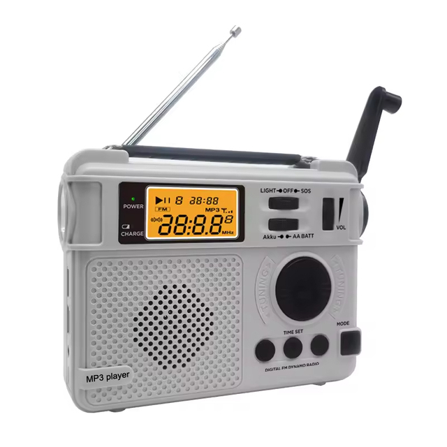 Outdoor Emergency Radio//MP3 Player/flashlight/retro/TF Card/high Quality Radio