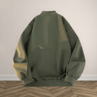 Veste pour homme avec logo personnalisable, veste rétro décontractée coupe-vent respirante, veste bomber pour homme automne et hiver