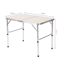 Table pliante en alliage d'aluminium pour l'extérieur, table multifonctionnelle, table et chaises réglables portables, pique-nique, camping