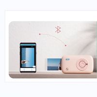 Printer Foto Termal HPRT Pink 300DPI Portabel Mini Nirkabel Saku Termal 3 inci Warna Kustom Produsen Kertas Cetak Panas