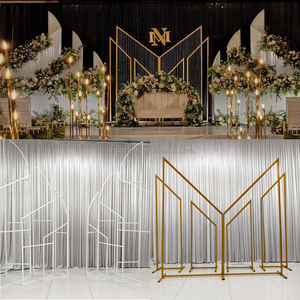 Toile de fond de <span class=keywords><strong>mariage</strong></span> personnalisée lisse, structure blanche, panneau de fond pour événements, fête, activités de <span class=keywords><strong>mariage</strong></span> - Product Image 5