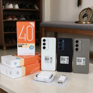 กล้อง AI Spark40Pro แบตเตอรี่ 6900mAh ขึ้นไป ระบบปฏิบัติการ Android 15 หน่วยความจำ 16GB+1TB กล้อง 108MP ชิปประมวลผล Deca Core ภาษาสเปน โรงงานผลิตโดยตรง หน้าจอโค้ง - Product Image 1