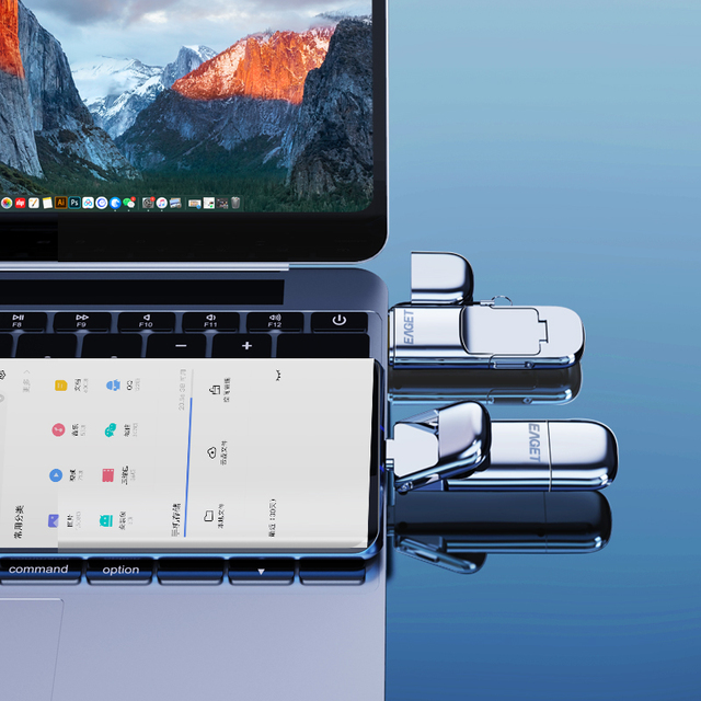 Eaget SU10 128GB 256G 512G USB3.1 Type-C Ultra High Speed Mobile Solid State Encrypted USB Flash Drive Mobile Phone and Compute