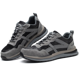 Zapatillas de Seguridad <span class=keywords><strong>para</strong></span> Hombre, Verano y Otoño, con Puntera de Acero, Cómodas <span class=keywords><strong>para</strong></span> Trabajar - Product Image 2