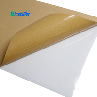 Utile Kraft Papier Autocollant Hotmelt Adhésif Étiquette Blanc Glassine Doublure Matériel Jumbo Rouleau