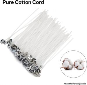 Mèches de bougies en coton enduites de paraffine, sans fumée, pour la fabrication de bougies DIY, accessoires pour bougies, noyau de cire - Product Image 2