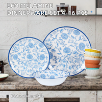Assiettes en céramique, assiettes en mélamine, ensemble d'assiettes en céramique, assiettes de luxe, tasses et bols (lavables au lave-vaisselle)