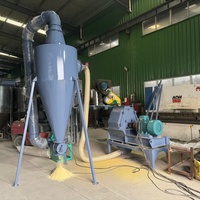 Broyeur fiable à granulométrie réglable pour aliments grossiers et fins, moulin à marteaux à alimentation par goutte d'eau