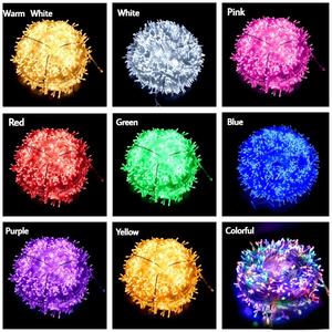 RGB Color Changing <span class=keywords><strong>LED</strong></span> <span class=keywords><strong>String</strong></span> Lights từ xa đèn trang trí cho sử dụng ngoài trời cho cây gói bên sân sau lễ hội - Product Image 6