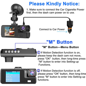 Dễ dàng cài đặt xe Dashcam ống kính góc rộng ngày đêm ghi âm cần thiết cho chuyến đi đường an ninh xe Dashcam - Product Image 3