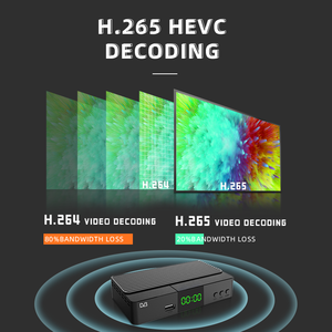 Meilleure vente Décodeur DVB-T2 H.265 HE--VC 10 bits MPEG4 <span class=keywords><strong>PVR</strong></span> HD1080P avec tuner TV LAN. - Product Image 4