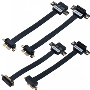 Cable de Extensión PCIE <span class=keywords><strong>4.0</strong></span> <span class=keywords><strong>3.0</strong></span>, Cable Extensor <span class=keywords><strong>PCI</strong></span>-e <span class=keywords><strong>4.0</strong></span> de 36 Pines y 20 cm, Cable de Extensión de 90 Grados 5U <span class=keywords><strong>PCI</strong></span> Express Macho a Hembra - Product Image 6