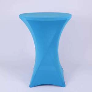 Couverture de table spéciale vintage de 6 pieds, tissu spandex beige, tissu en coton réutilisable pour les fêtes de mariage en plein air, blanc, noir - Product Image 5